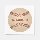 Benutzerdefinierte Meldung stört Baseball Serviette (Vorderseite)
