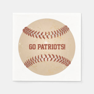 Benutzerdefinierte Meldung stört Baseball Serviette