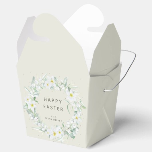 Benutzerdefinierte Meldung Weißer Osterbrand Geschenkschachtel (Geöffnet)