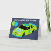 Benutzerdefinierte Meldungsboten 4. Geburtstag Karte (Vorderseite)