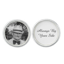 Benutzerdefinierte Memorial-Foto Groom Cufflinks