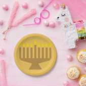 Benutzerdefinierte Menorah Paper-Teller Pappteller (Party)