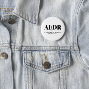 Benutzerdefinierte menschliche Autoren Anti-KI-Die Button