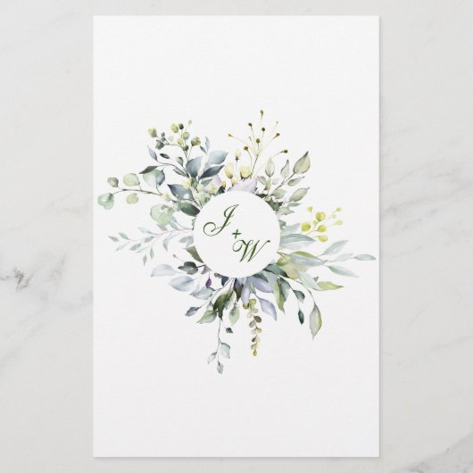 Benutzerdefinierte Menükarte (Rückseite)