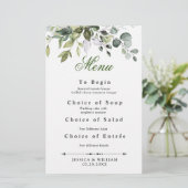 Benutzerdefinierte Menükarte (Stehend Vorderseite)