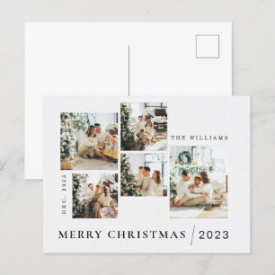 Benutzerdefinierte Merge Weihnachtskarte druckbare Feiertagspostkarte
