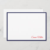 Benutzerdefinierte Merkkarte Mitteilungskarte (Vorne/Hinten)