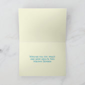 Benutzerdefinierte Message Holiday Card Karte (Innenseite)