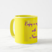 Benutzerdefinierte Message-Tasse Tasse (Vorderseite Links)