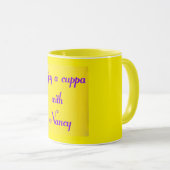 Benutzerdefinierte Message-Tasse Tasse (VorderseiteRechts)