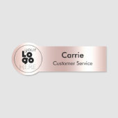 Benutzerdefinierte Metallische Rosatiname-Markieru Namensschild (Vorderseite)