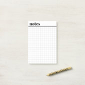 Benutzerdefinierte Mini Millimeterpapier-Haftnotiz Post-it Klebezettel (Auf Schreibtisch)