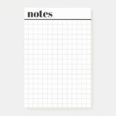 Benutzerdefinierte Mini Millimeterpapier-Haftnotiz Post-it Klebezettel (Vorderseite)