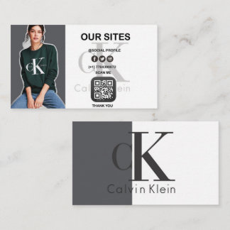 benutzerdefinierte Minimal-Geschäftskarte mit QR-C Visitenkarte