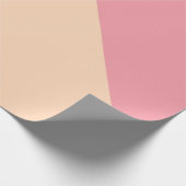 Benutzerdefinierte Minimalistische Blankenvorlage  Geschenkpapier (Ecke)