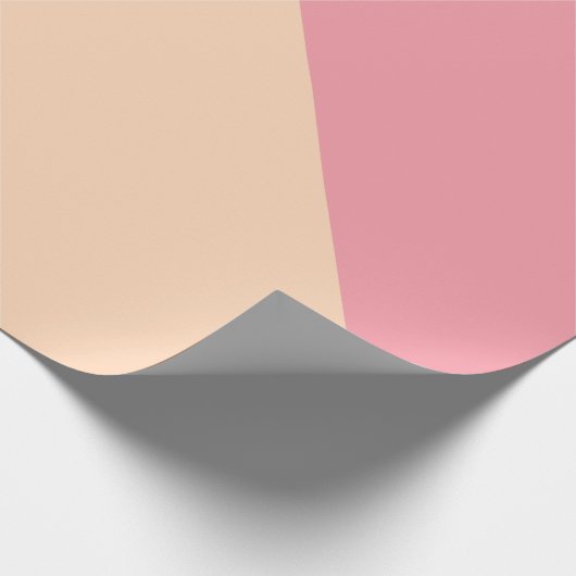 Benutzerdefinierte Minimalistische Blankenvorlage  Geschenkpapier (Ecke)