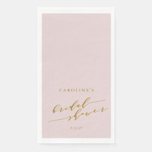 Benutzerdefinierte Minimalistische Elegante Rosa B Serviette