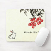 Benutzerdefinierte minimalistische Hasen-Mauspad Mousepad (Mit Mouse)