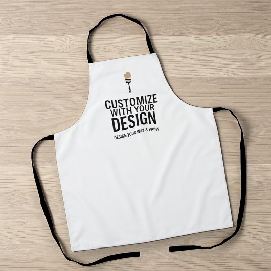Benutzerdefinierte minimalistische personalisierte schürze