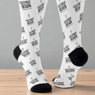 Benutzerdefinierte minimalistische personalisierte socken