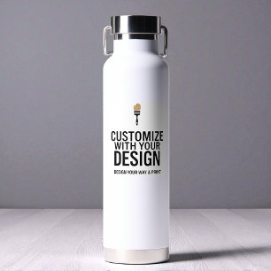 Benutzerdefinierte minimalistische personalisierte trinkflasche