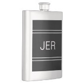 Benutzerdefinierte Mit Monogramm Initialen Drink C Flachmann (Rechts)