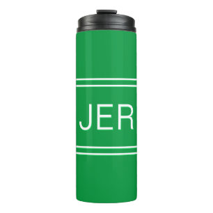 Benutzerdefinierte Mit Monogramm Initialen Drink R Thermosbecher