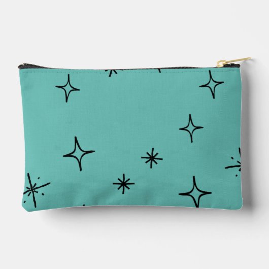 Benutzerdefinierte Mit Monogramm Princess Zubehörtasche (Rückseite)