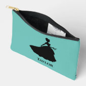 Benutzerdefinierte Mit Monogramm Princess Zubehörtasche (Offen)