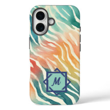 Benutzerdefinierte Mit Monogramm Wasserfarbe