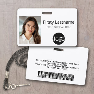 Benutzerdefinierte Mitarbeiter - Foto, Barcode, Lo Ausweis