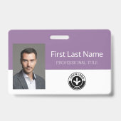 Benutzerdefinierte Mitarbeiter - Foto, Barcode, Lo Ausweis (Vorderseite)