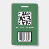 Benutzerdefinierte Mitarbeiter-Foto-ID Ausweis (Rückseite)