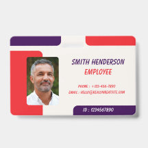 Benutzerdefinierte Mitarbeiter-Foto-ID-Ausweiskart