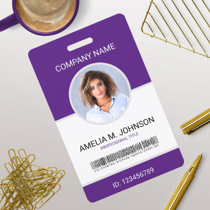 Benutzerdefinierte Mitarbeiter-Foto-ID-Karte Ausweis