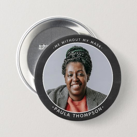 Benutzerdefinierte Mitarbeiter-Foto-ID lächeln ohn Button (Vorne & Hinten)