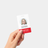 Benutzerdefinierte Mitarbeiter-Foto-ID mit QR-Code Ausweis (Handheld)