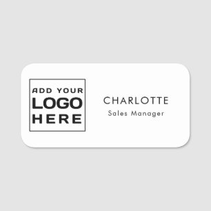 Benutzerdefinierte Mitarbeiter für einfache Firmen Namensschild