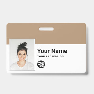 Benutzerdefinierte Mitarbeiter-ID - Foto, Barcode, Ausweis