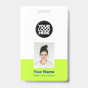 Benutzerdefinierte Mitarbeiter-ID - Foto, BarCode, Ausweis