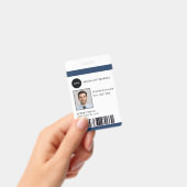 Benutzerdefinierte Mitarbeiter-ID-Karte | ABZEICHE Ausweis (Handheld)