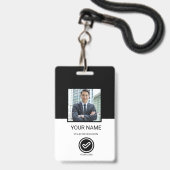 Benutzerdefinierte Mitarbeiter-ID-Karte Ausweis (Vorderseite mit Lanyard)