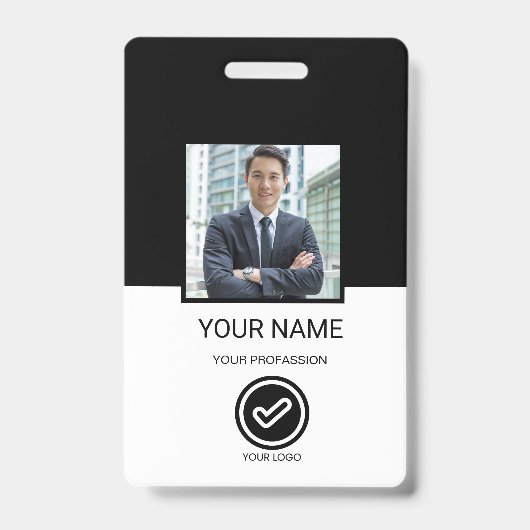 Benutzerdefinierte Mitarbeiter-ID-Karte Ausweis (Vorderseite)