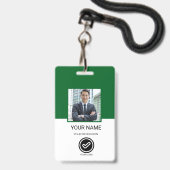Benutzerdefinierte Mitarbeiter-ID-Karte Ausweis (Vorderseite mit Lanyard)