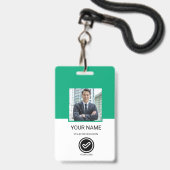 Benutzerdefinierte Mitarbeiter-ID-Karte Ausweis (Vorderseite mit Lanyard)