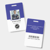 Benutzerdefinierte Mitarbeiter-ID-Karte Ausweis (Vorder- & Rückseite)