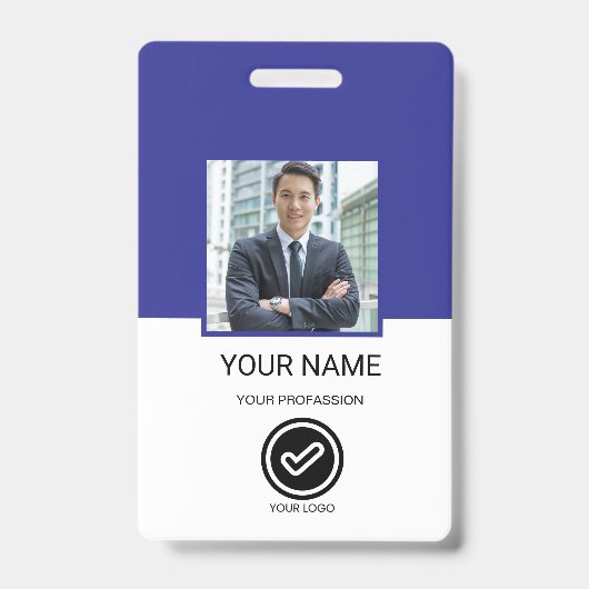 Benutzerdefinierte Mitarbeiter-ID-Karte Ausweis (Vorderseite)