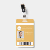 Benutzerdefinierte Mitarbeiter-ID-Karte | Firmenna Ausweis (Vorderseite mit Clip)
