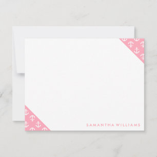 Benutzerdefinierte Mitteilungskarten für rosa Anke