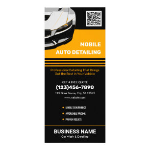 Benutzerdefinierte mobile Autopflege professionell Werbekarte